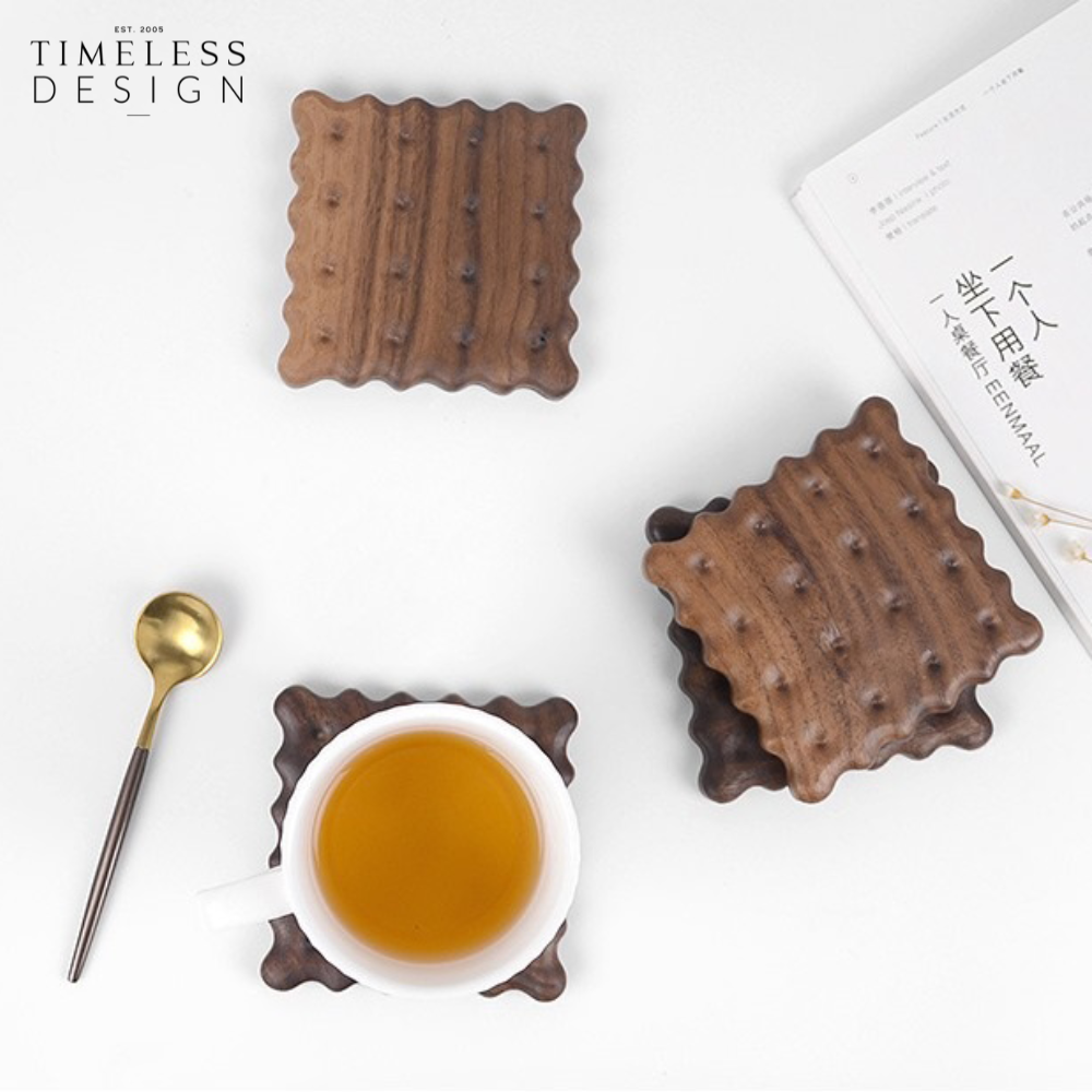 Biscuit Wood Coaster