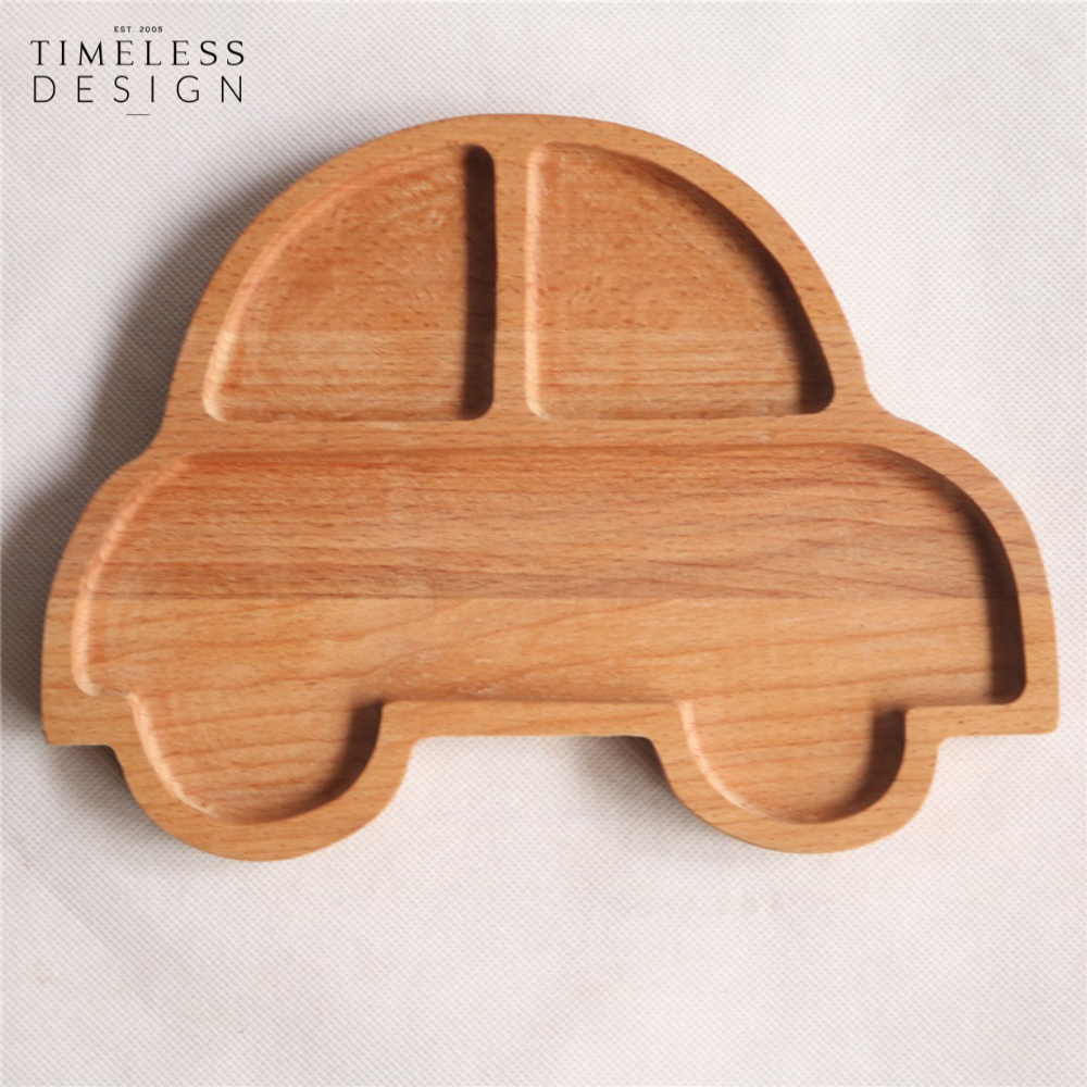 Eiko Children Wooden Food Plate