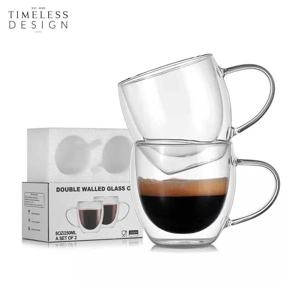Nata Double Walled Cup (Pair/Set)