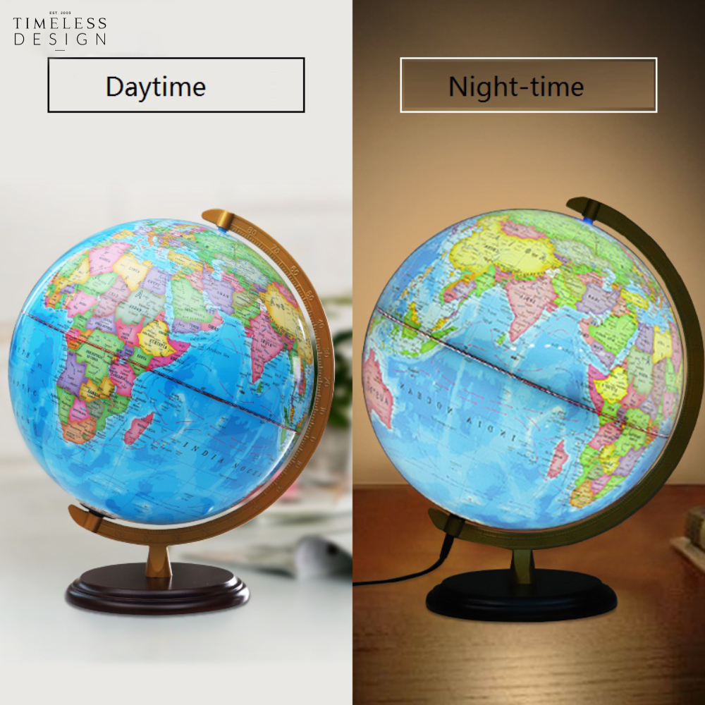 Univer 32CM High-Definition World Globe with Light