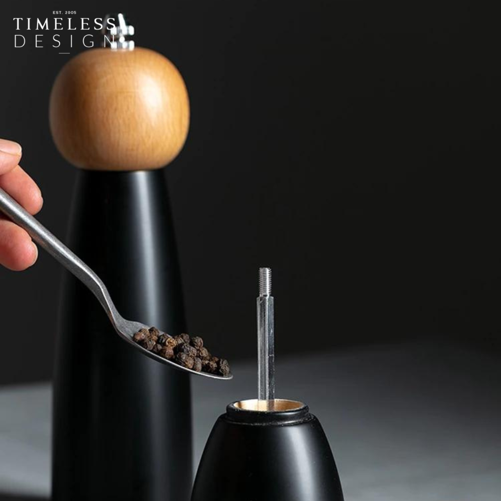 Tara Wooden Pepper Mills Grinders