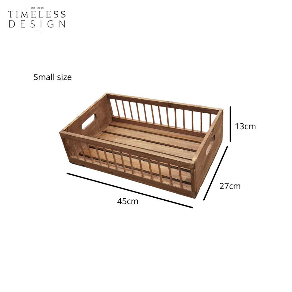 Eilif Wooden Basket size