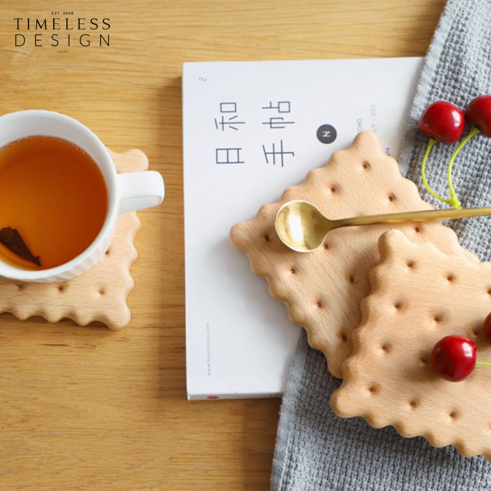 Biscuit Wood Coaster