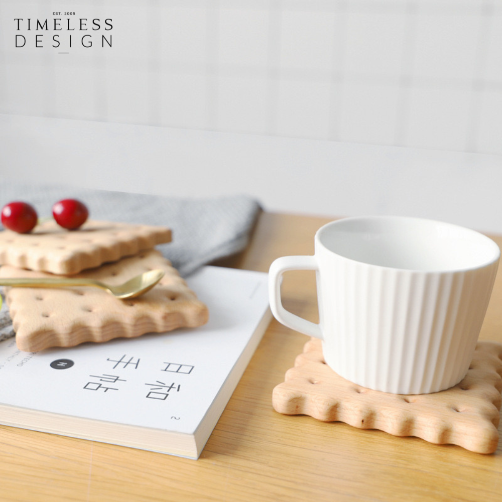 Biscuit Wood Coaster