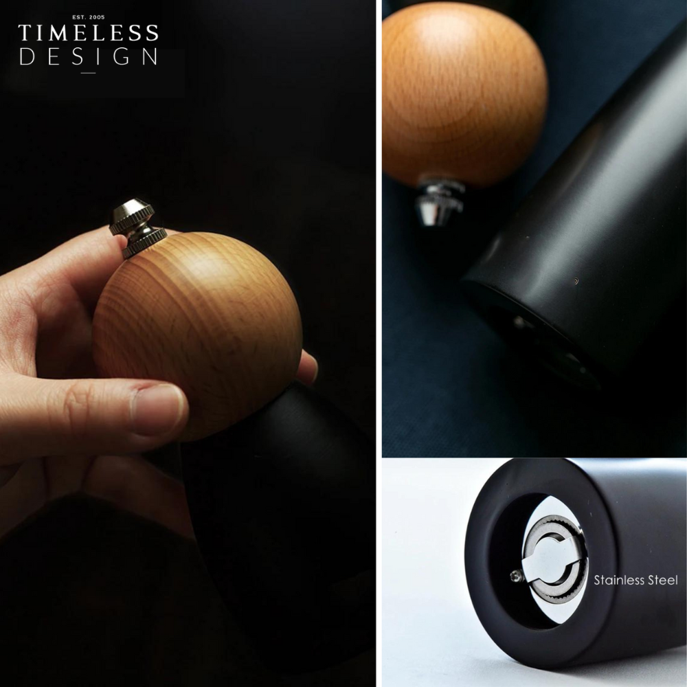 Tara Wooden Pepper Mills Grinders