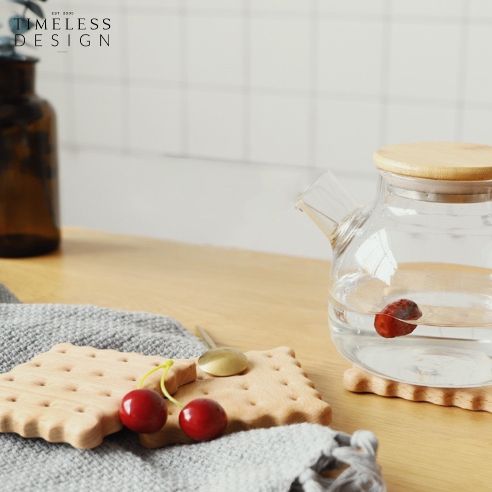 Biscuit Wood Coaster