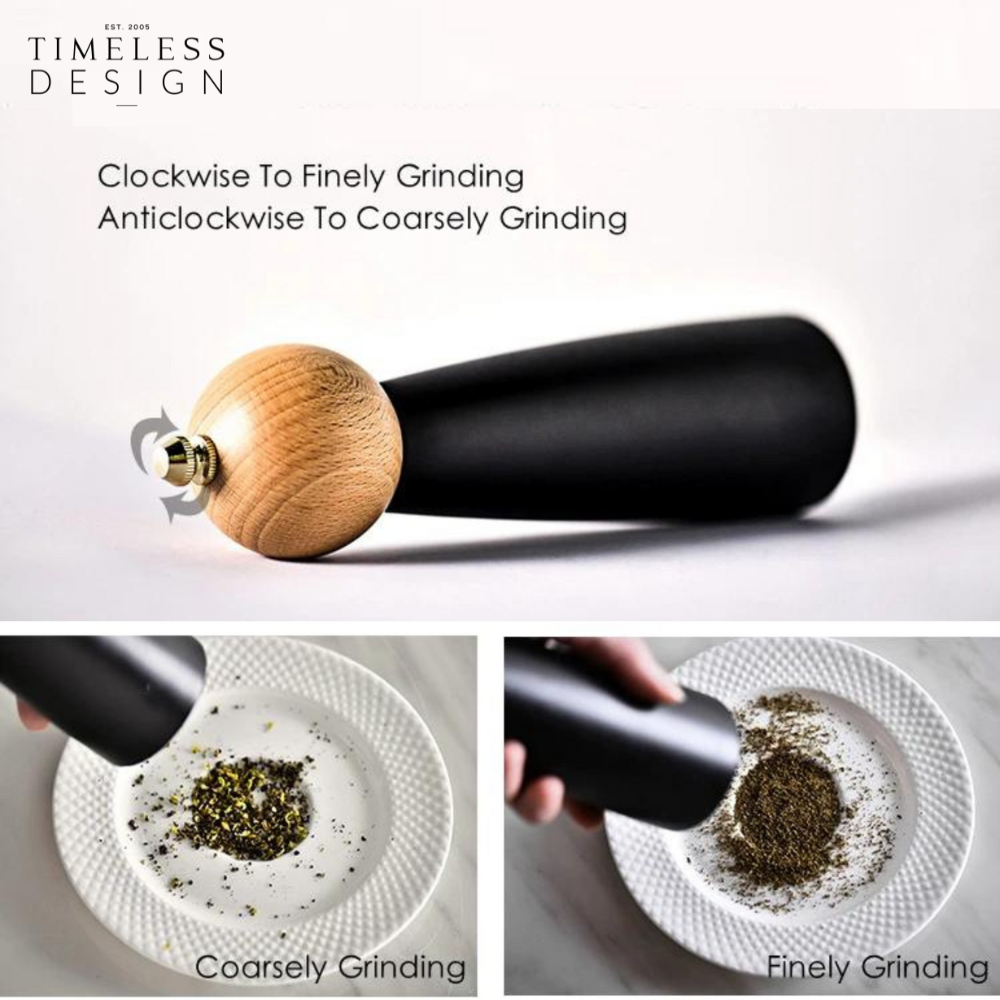 Tara Wooden Pepper Mills Grinders