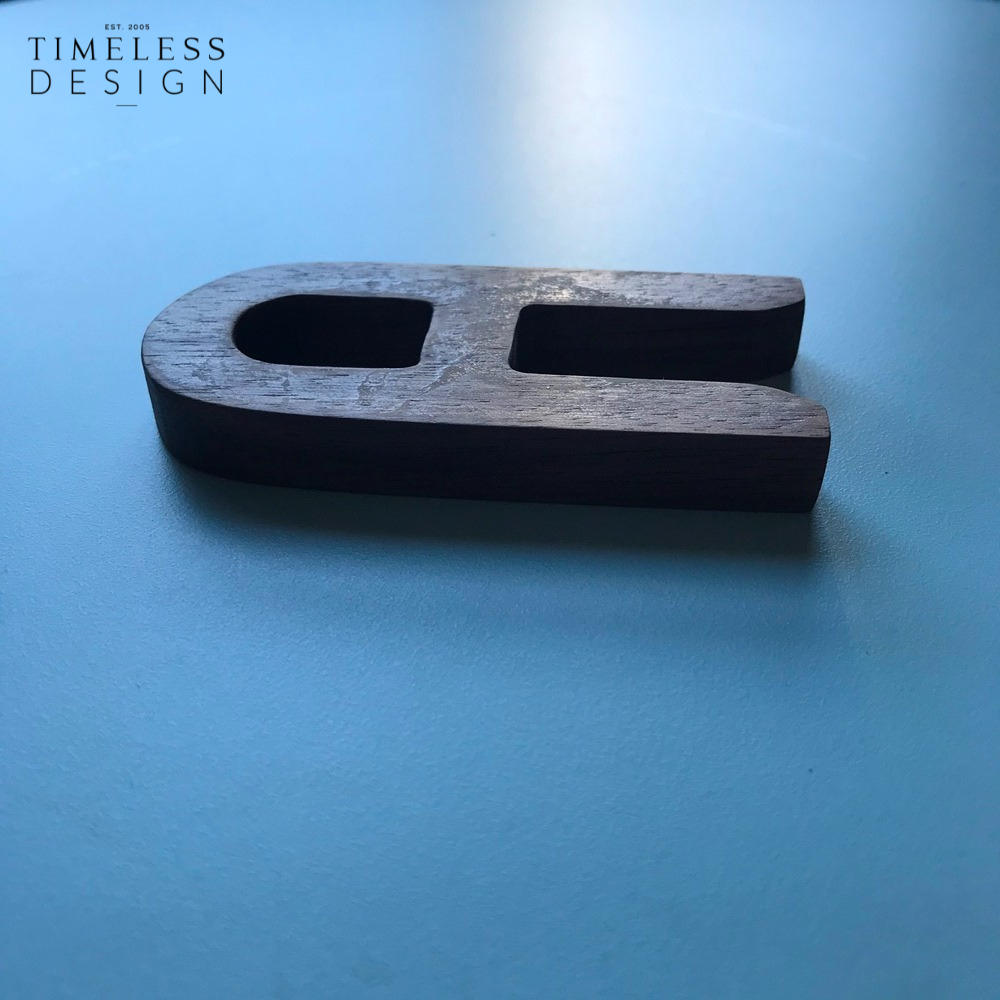 Walnut Wood Alphabet (A-Z)