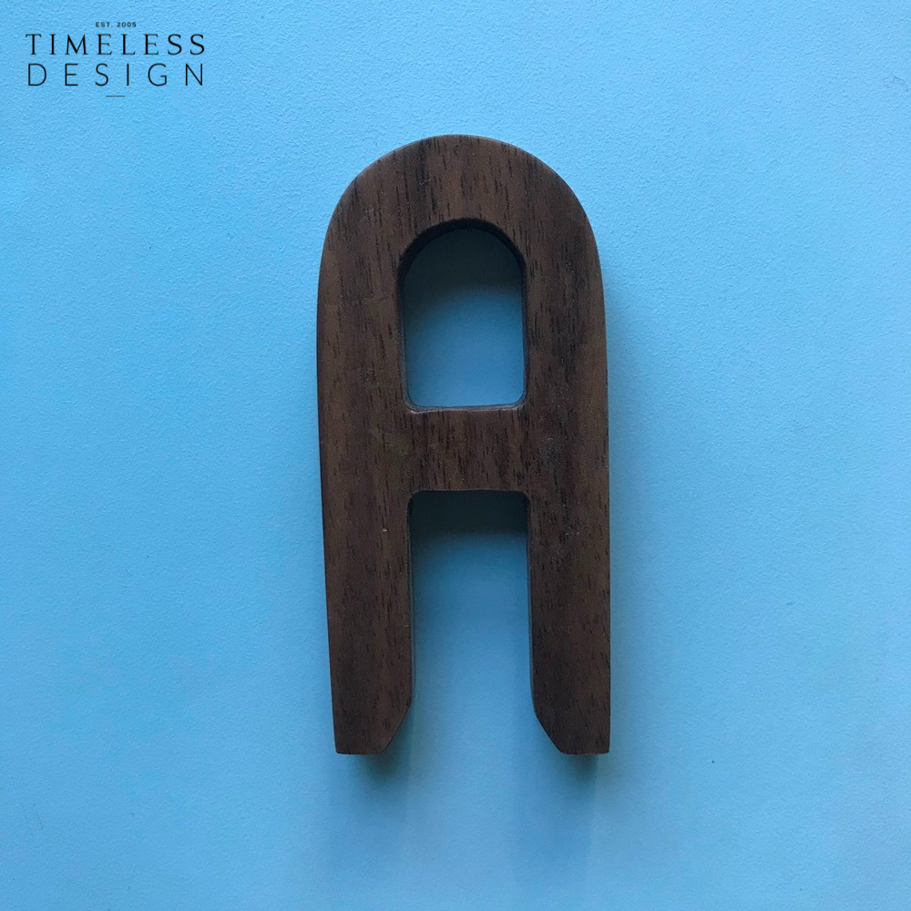 Walnut Wood Alphabet (A-Z)