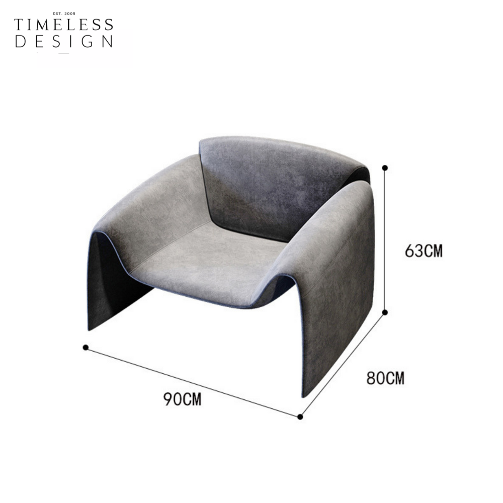 Hagar Club Chair Size