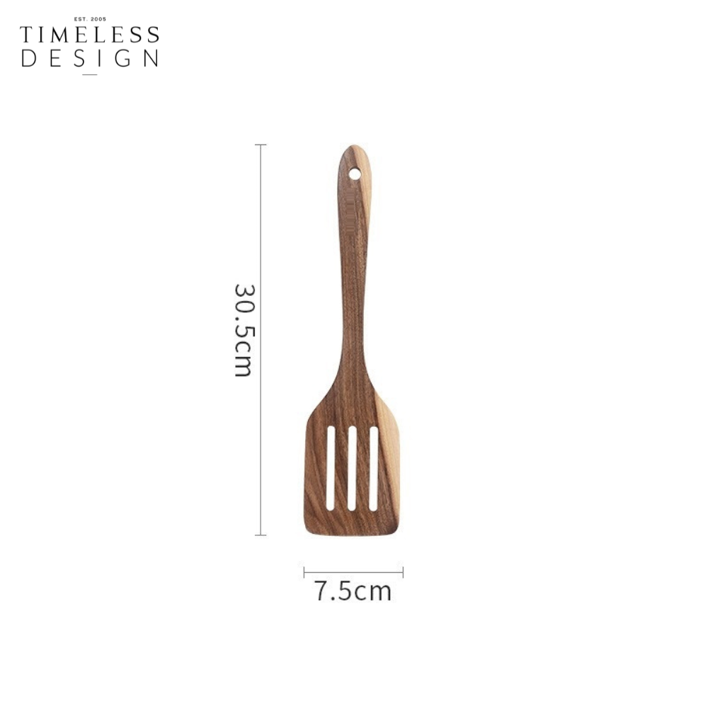 Ally Teak Wood Frying Spatula