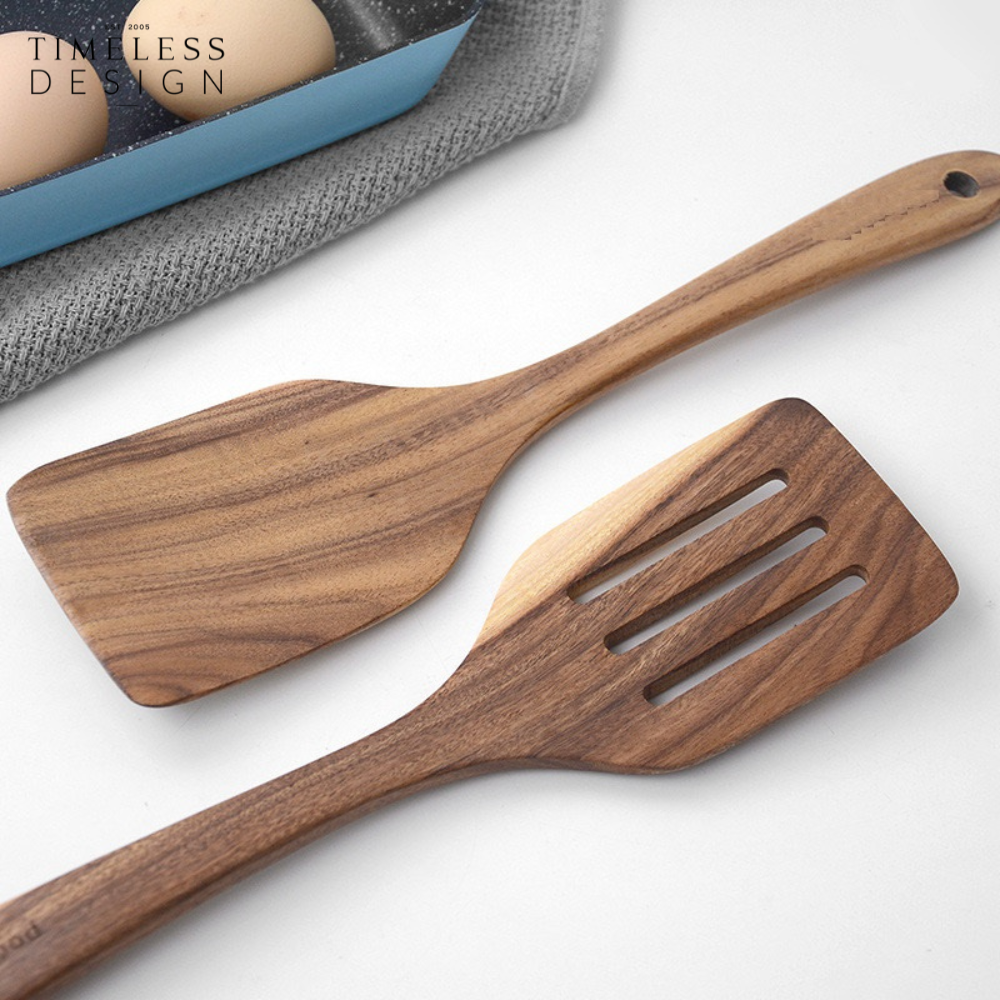 Ally Teak Wood Frying Spatula