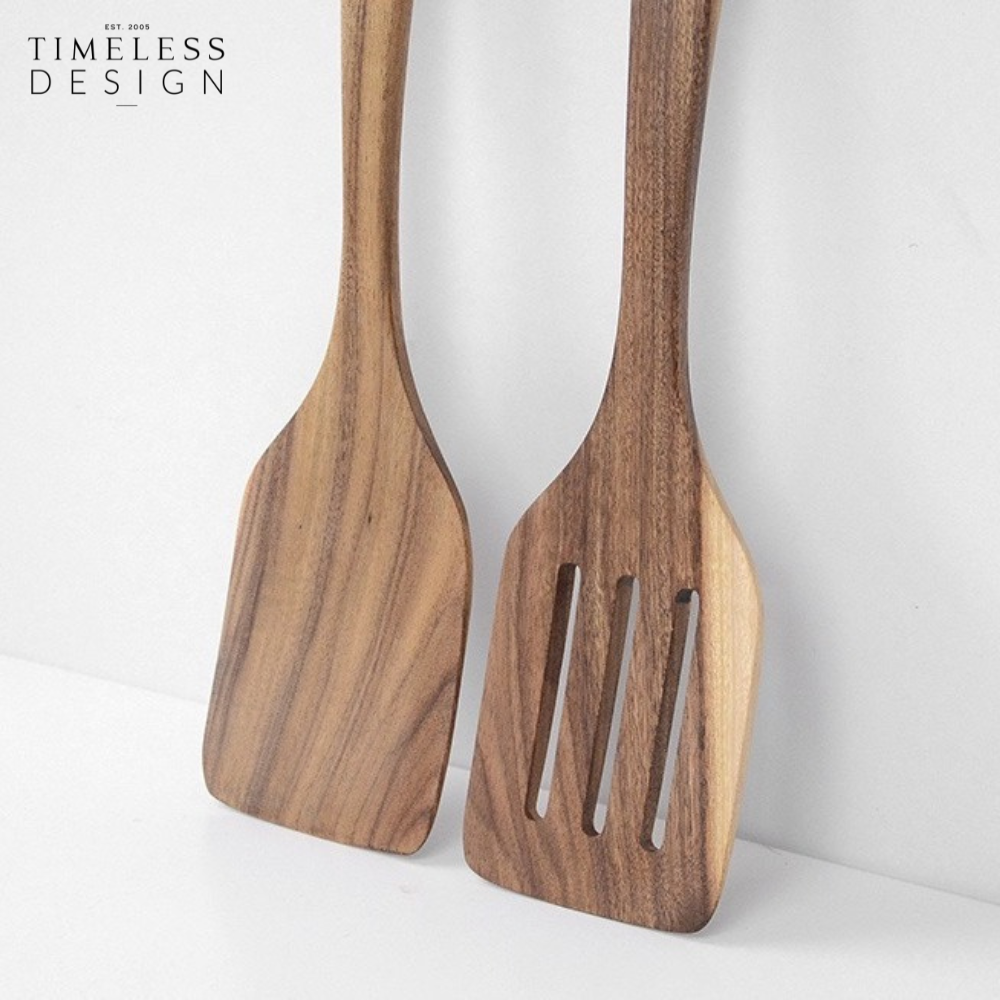 Ally Teak Wood Frying Spatula