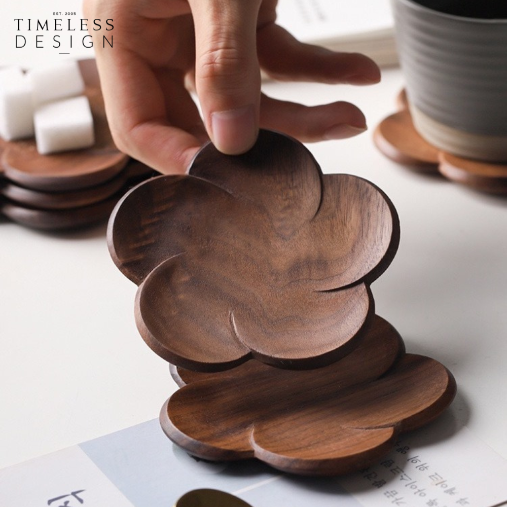 Ally Walnut Wood Coaster