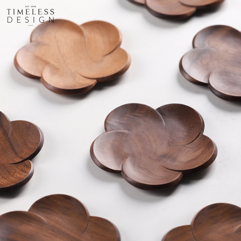 Ally Walnut Wood Coaster