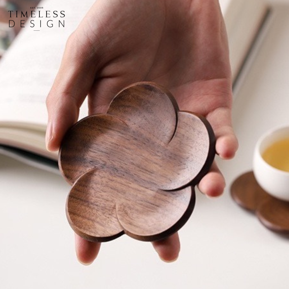 Ally Walnut Wood Coaster