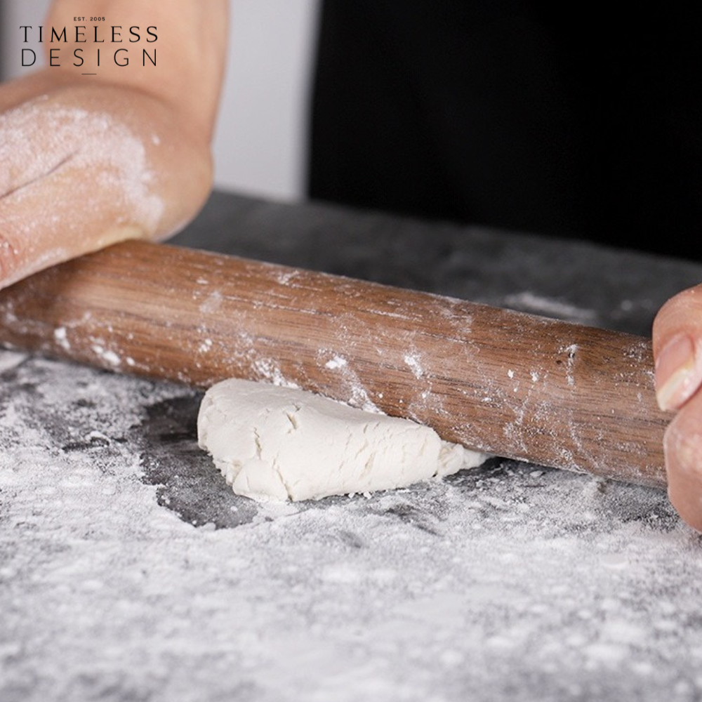 Ally Walnut Wood Rolling Pin (C)