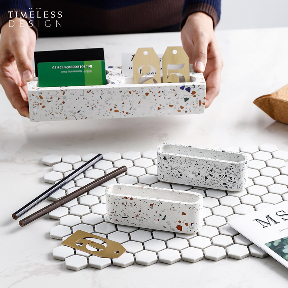 Caylin Terrazzo 4 Multi Card Holder Stand