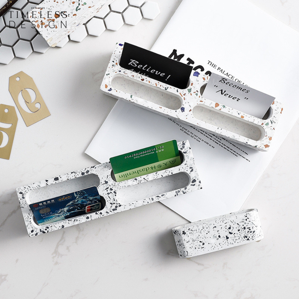 Caylin Terrazzo 4 Multi Card Holder Stand