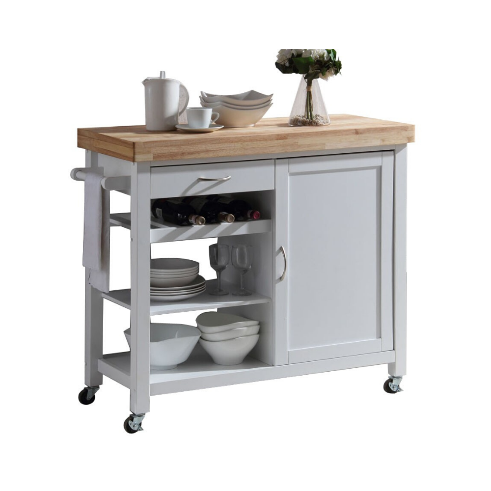 Divino Kitchen Cart (Thick Top) - Timeless Design