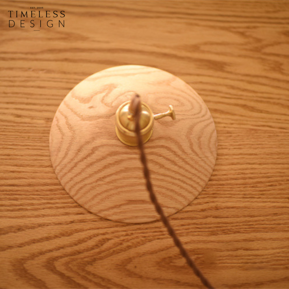 Fuuka Walnut Pendant Light