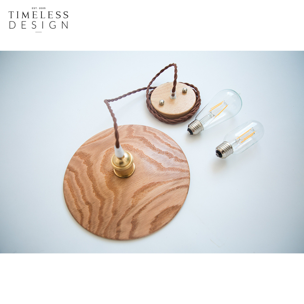 Fuuka Walnut Pendant Light