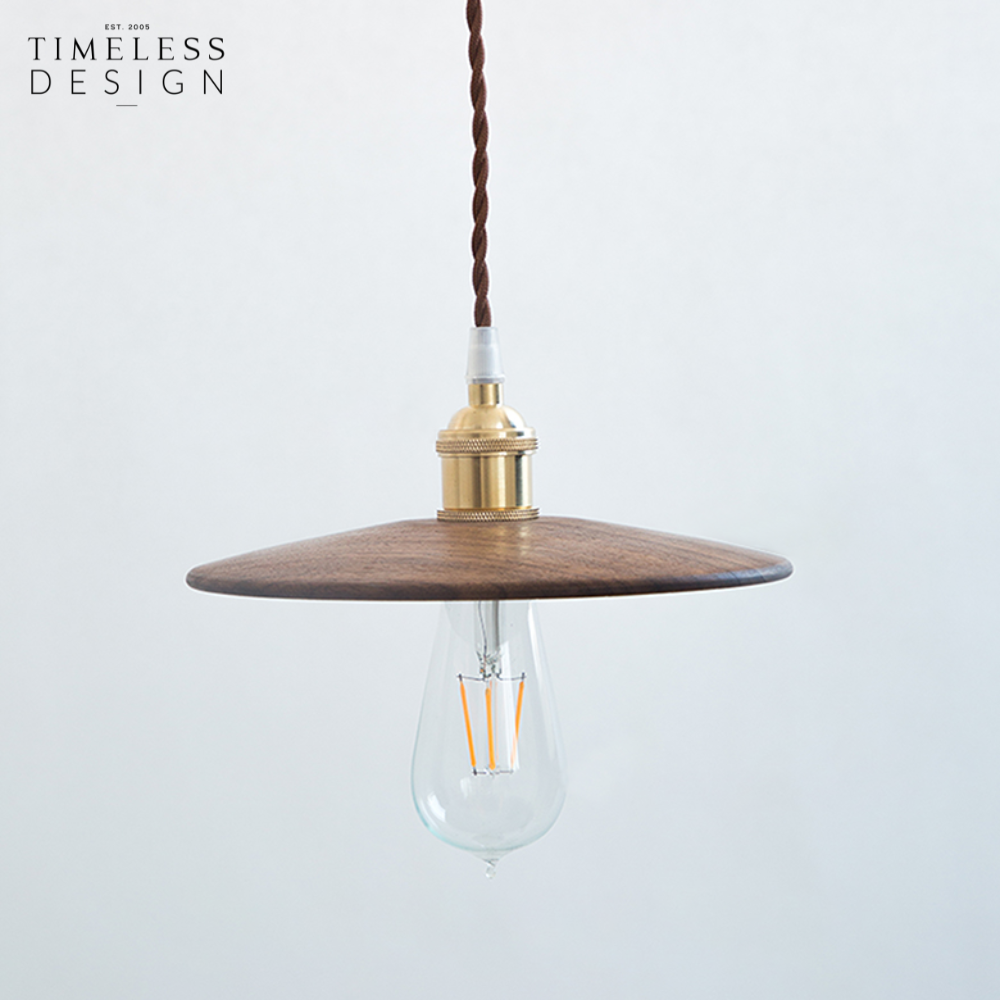 Fuuka Walnut Pendant Light