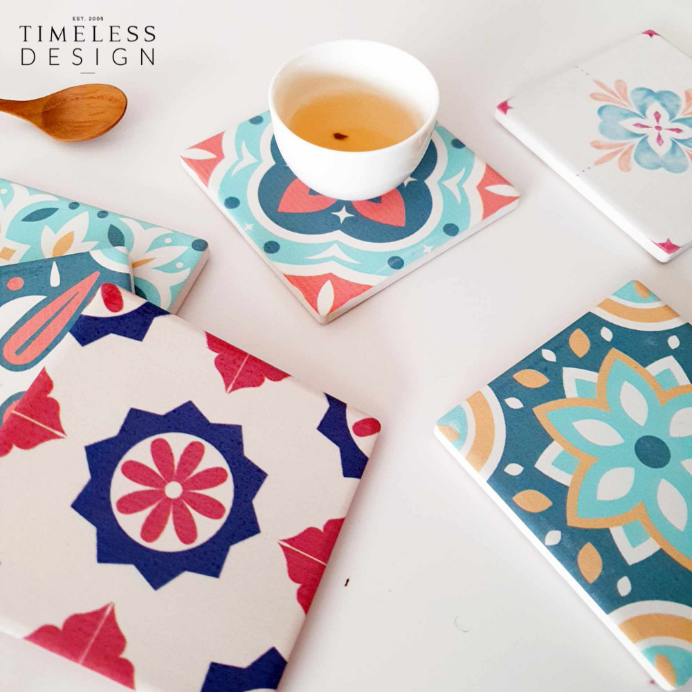 Georgetown Encaustic Tiles Coaster