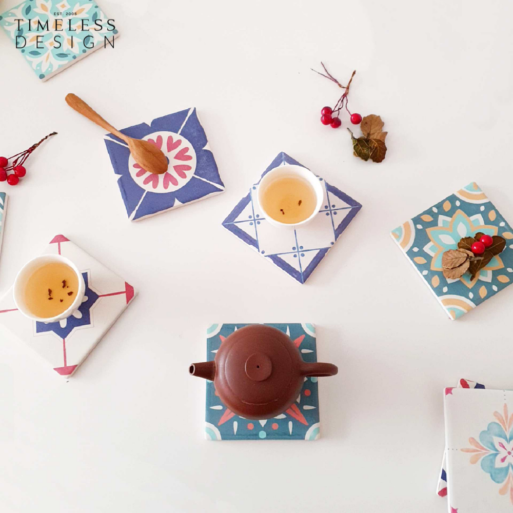 Georgetown Encaustic Tiles Coaster