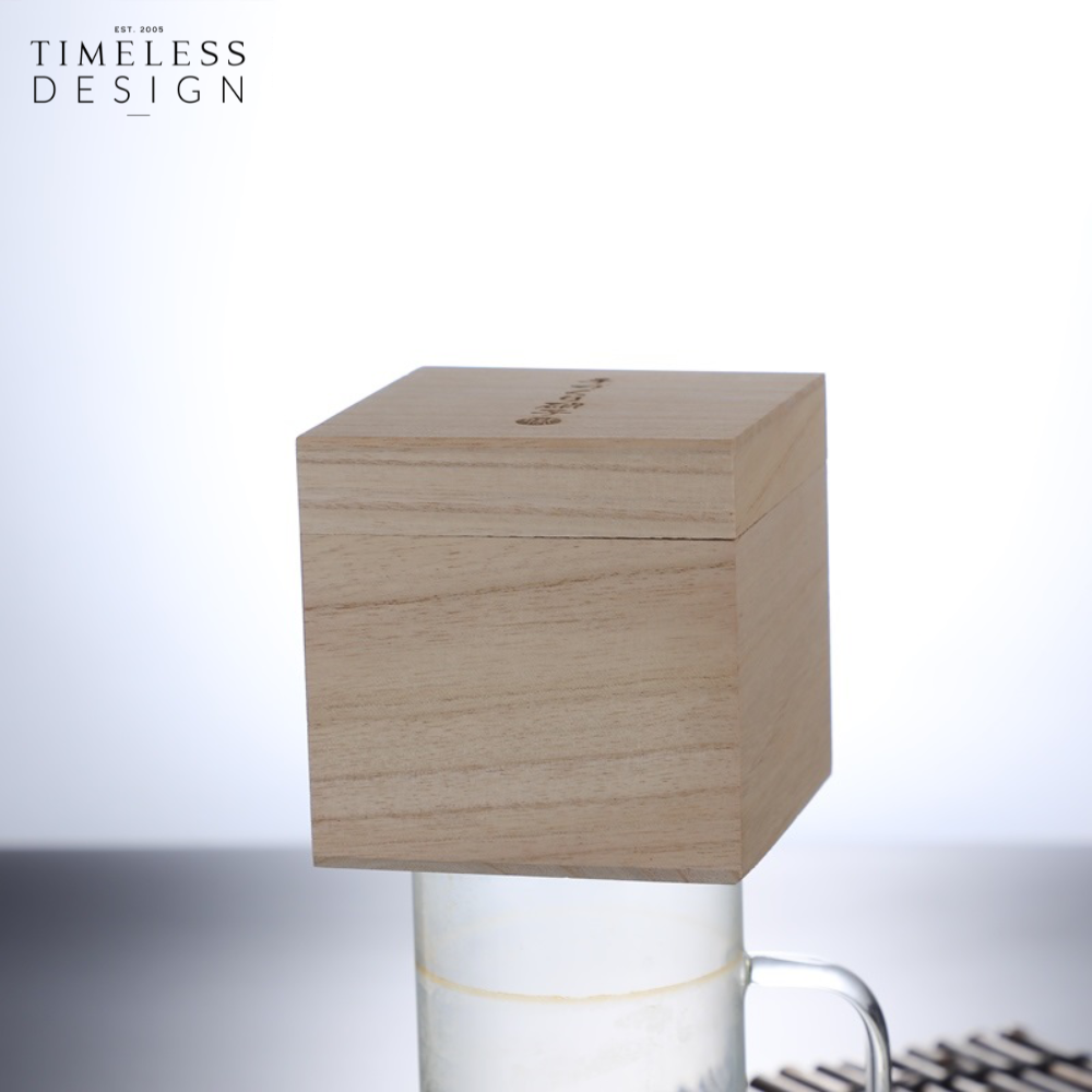 Hiroto Wooden Drinking Glass Storage Box