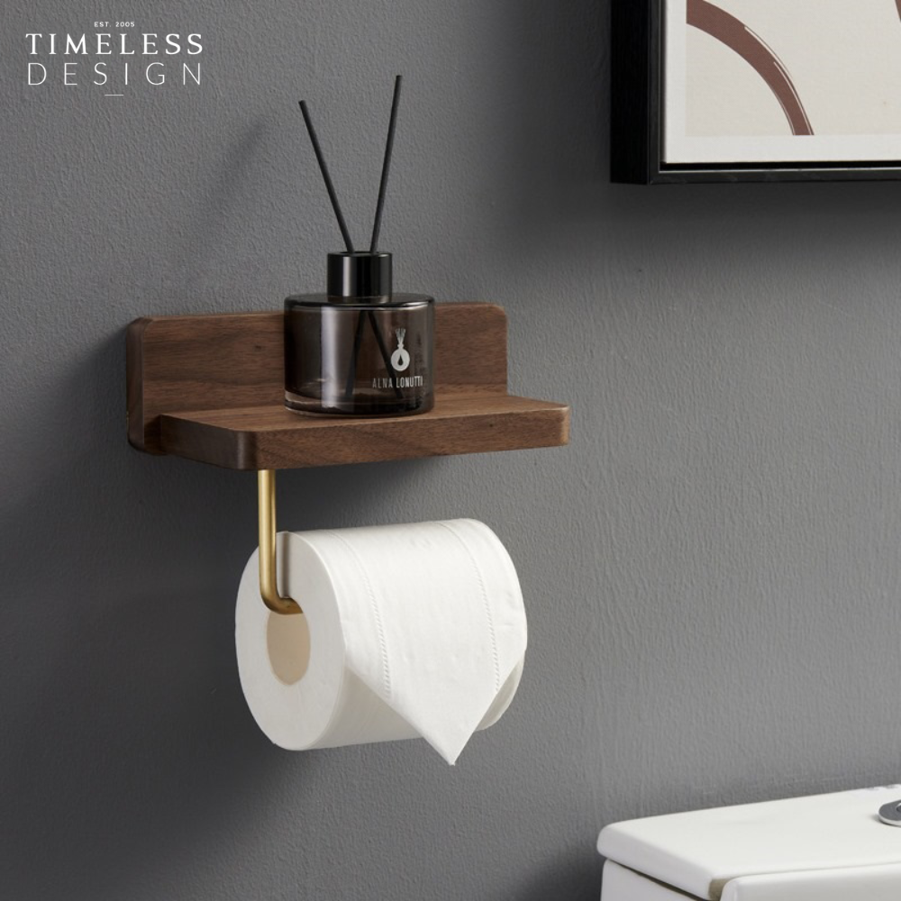 Jaxon Walnut Paper Roll Holder