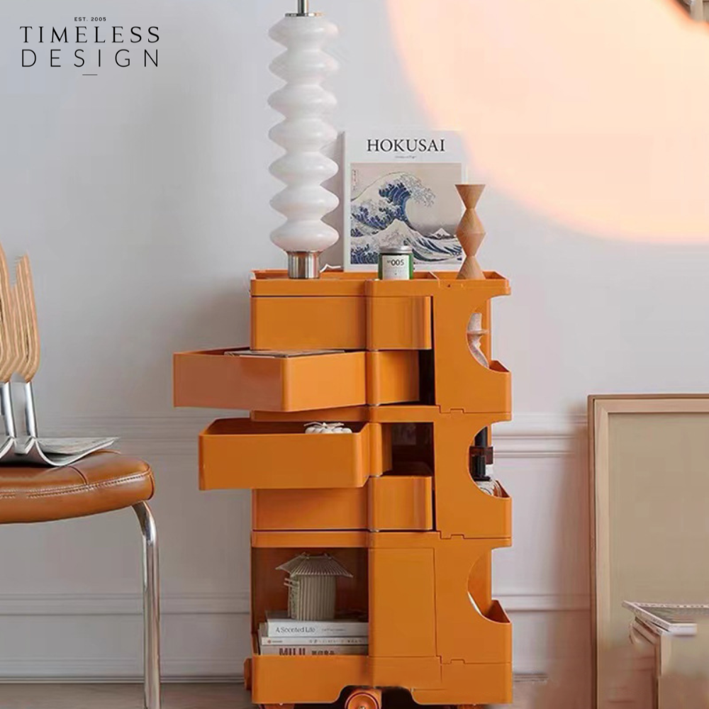 Joe Colombo 3 drawers Trolley