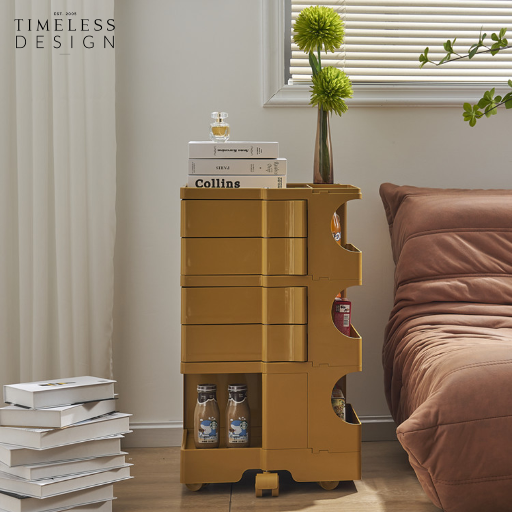 Joe Colombo 3 drawers Trolley