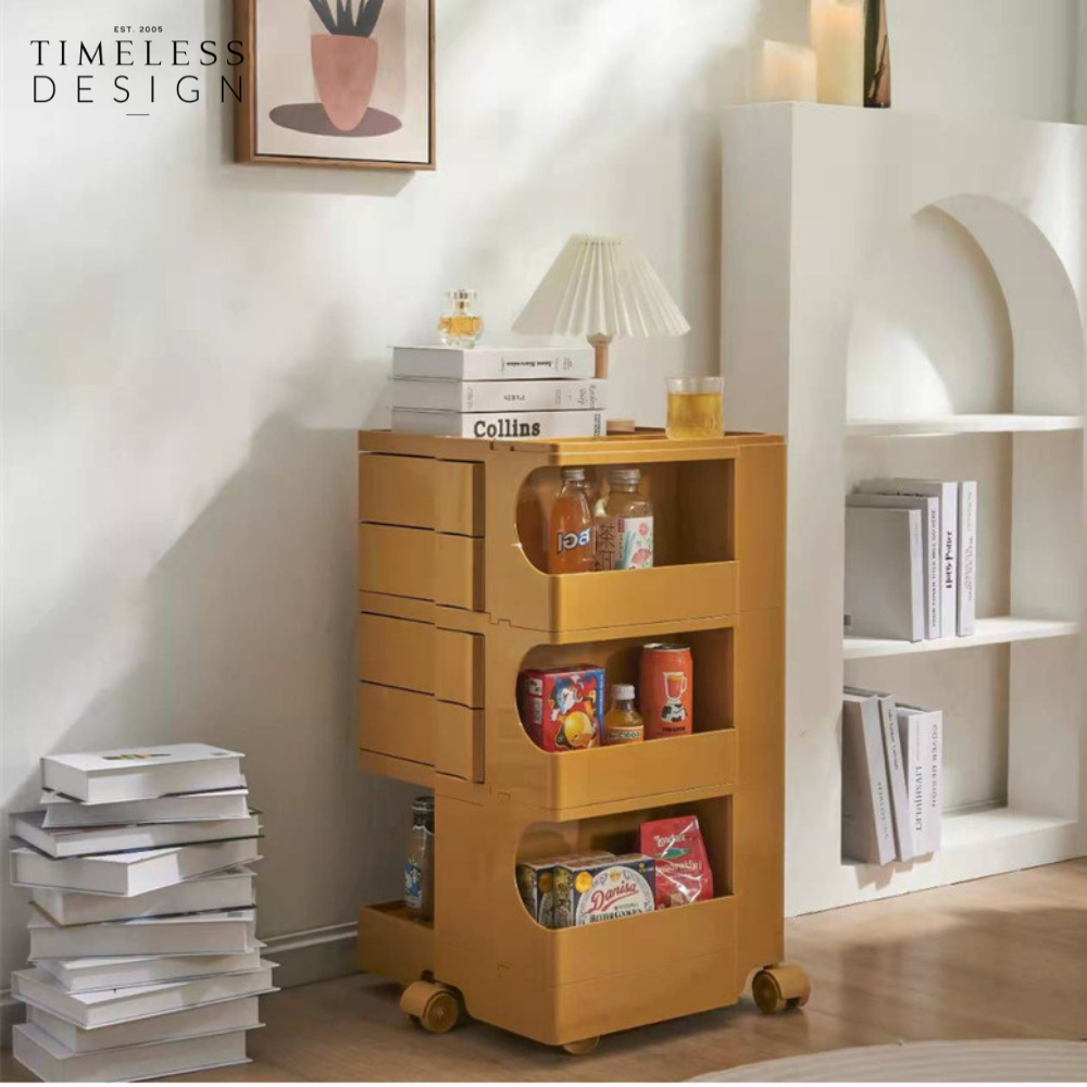 Joe Colombo 3 drawers Trolley
