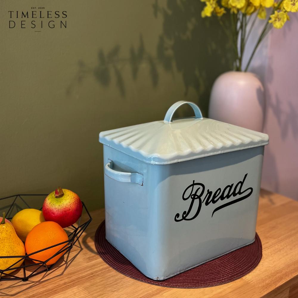 Naarden Enamel Bread Storage Box