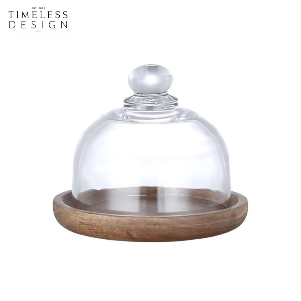 Tessa Dessert Plate With Glass Cover