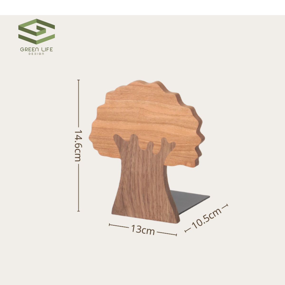 Tree Walnut Bookend