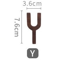 Walnut Wood Alphabet (A-Z)