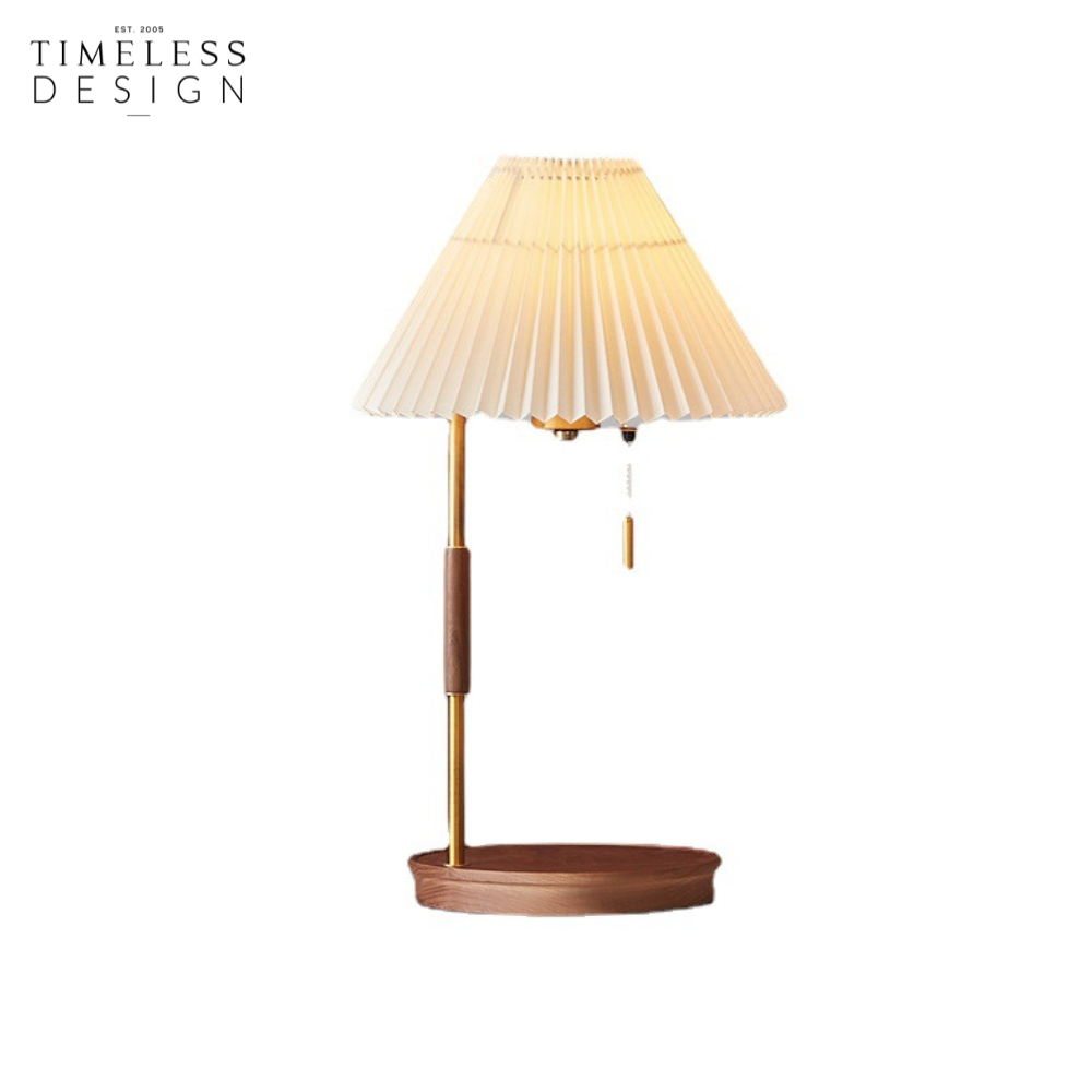 Willow Table Lamp with wireless charges
