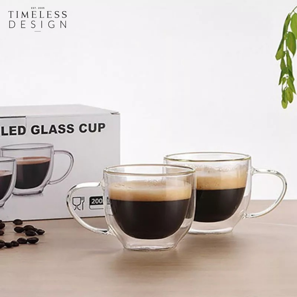 Nata Double Walled Cup (Pair/Set)