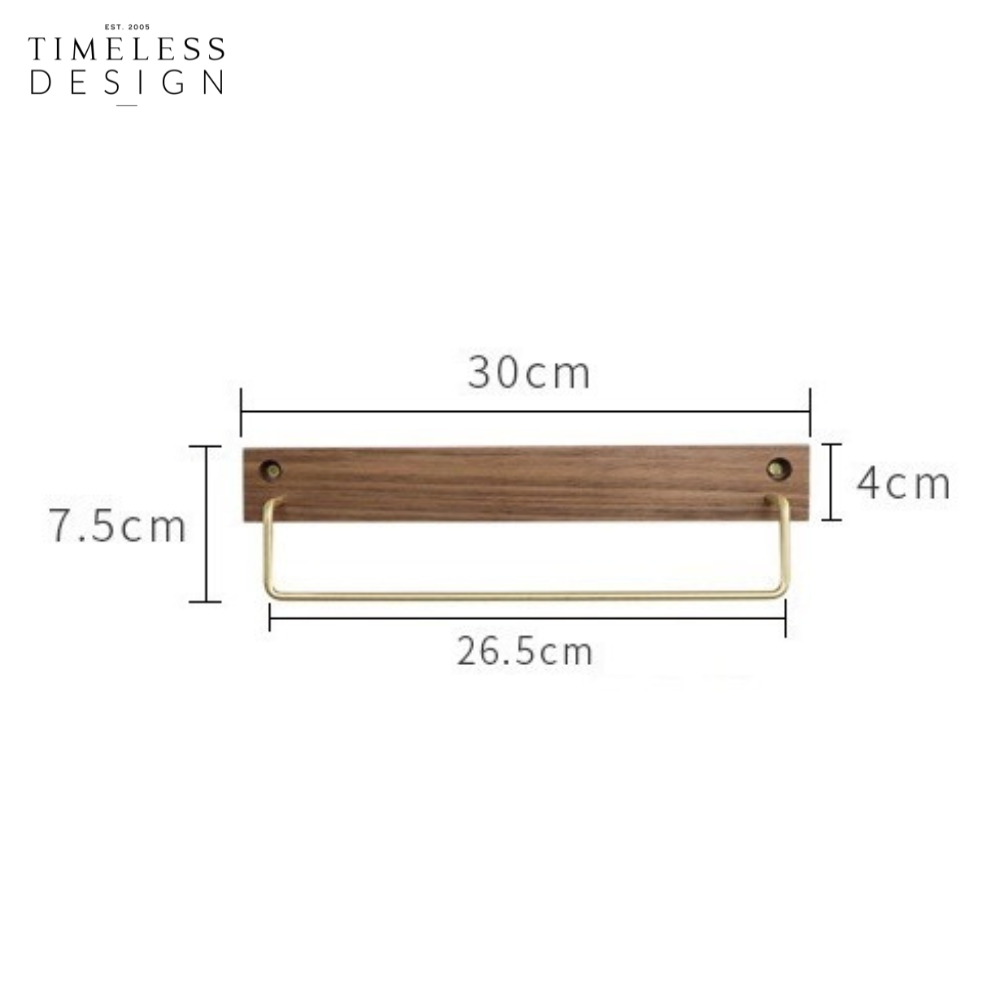 Hugo Walnut Cloth Hanger Size