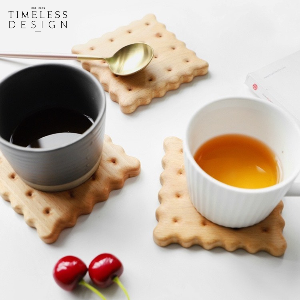 Biscuit Wood Coaster