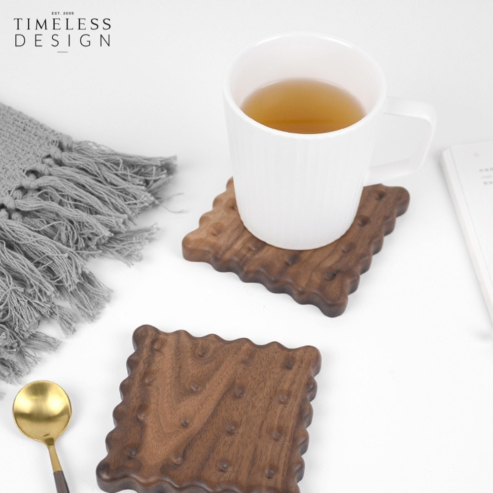 Biscuit Wood Coaster