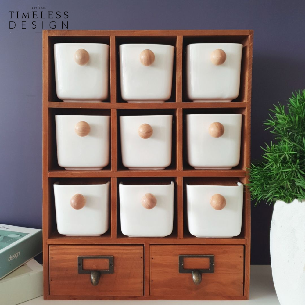 Takuma Cabinet Ceramic Seasoning Pot