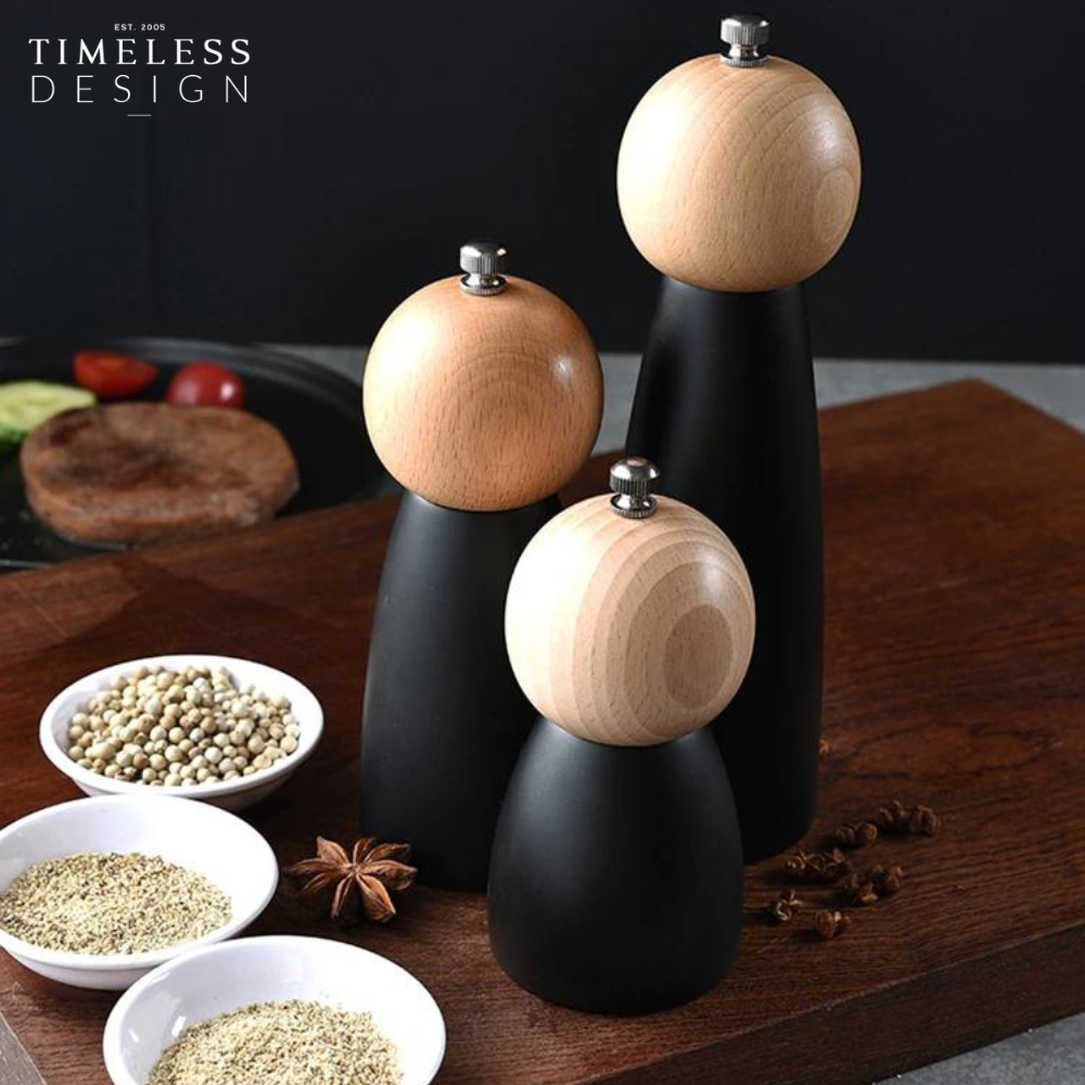Tara Wooden Pepper Mills Grinders