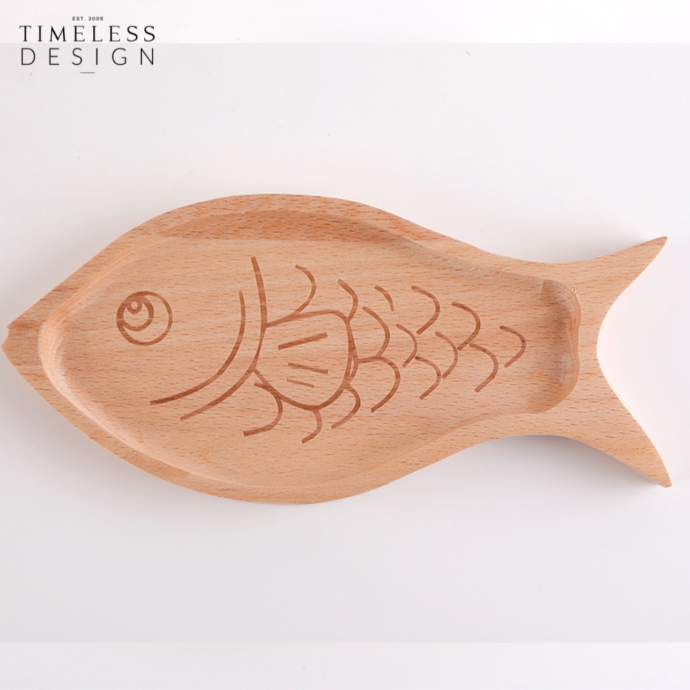 Eiko Children Wooden Food Plate
