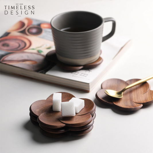 Ally Walnut Wood Coaster