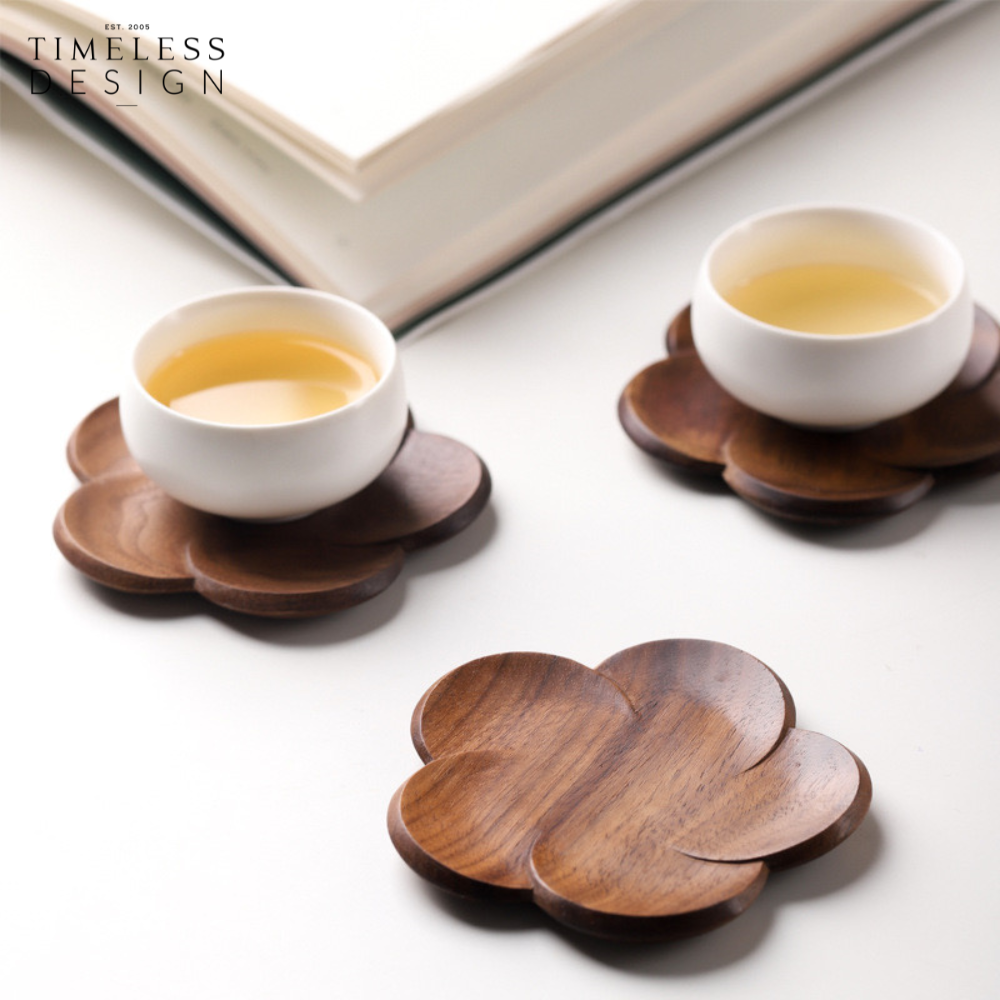Ally Walnut Wood Coaster