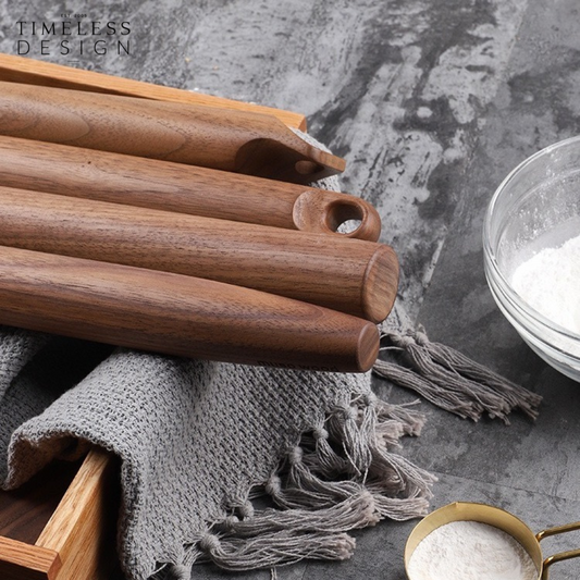 Ally Walnut Wood Rolling Pin (C)