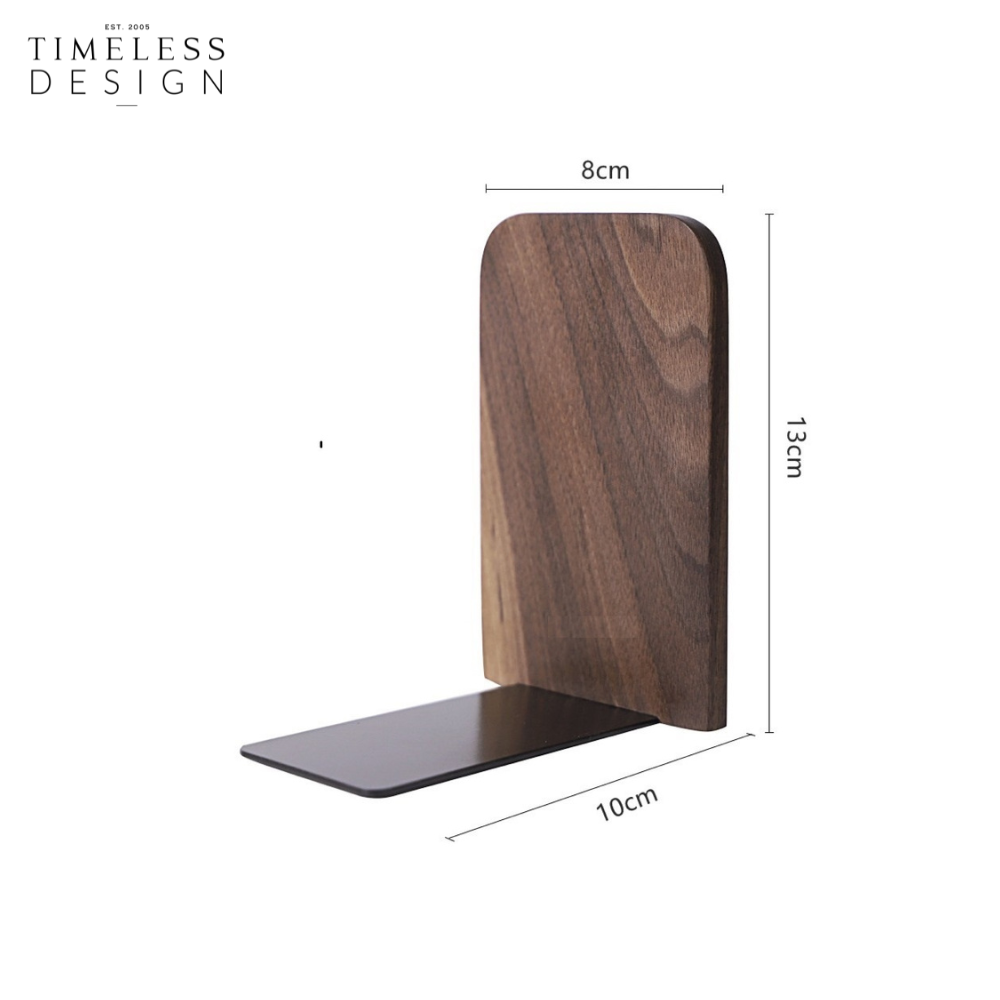 Alura Walnut Bookend